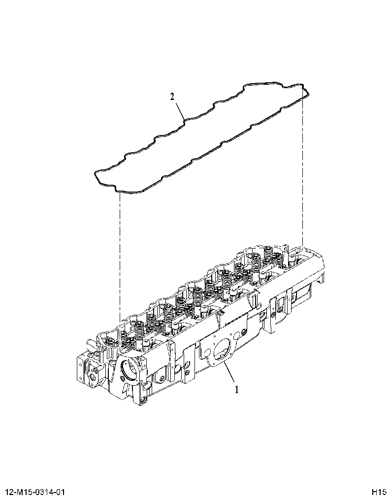 HEAD AS-CYLINDER (KIT, REMAN 15L CYL HEAD I770) 3990172 CAT