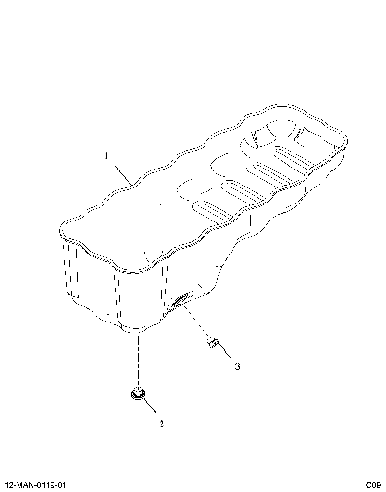 PAN AS-OIL FRONT (PAN ASM OIL FRONT N/HEATER) 3762834 CAT