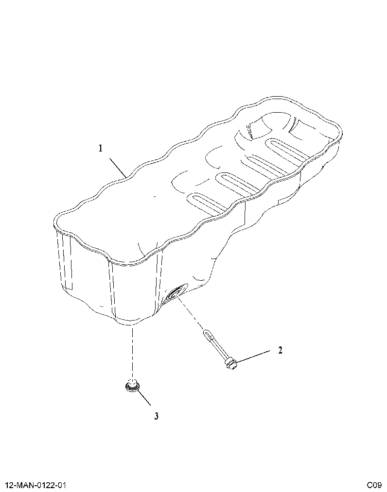 PAN AS-OIL FRONT (PAN ASM OIL FRONT W/HEATER) 3762830 CAT