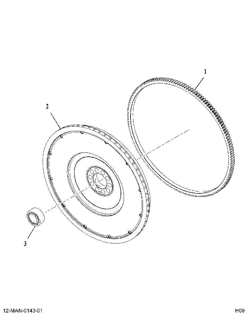FLYWHEEL AS (FLYWHEEL, ASM 15.5 INCH) 3762583 CAT