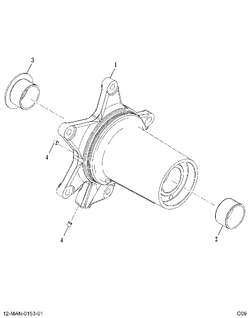 HOUSING AS-RDTR (HOUSING ASM FOR RADIATOR DRIV) 3784122 CAT