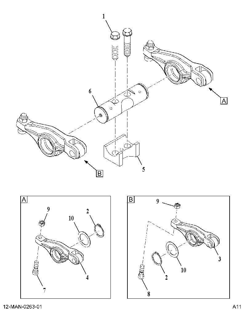 ARM AS-ROCKER (AMR ASM ROCKER INTAKE & EXH) 3780238 CAT