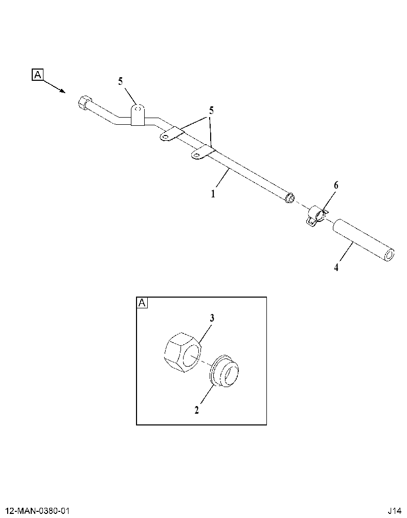 TUBE AS-COOLANT (TUBE, EGRV COOLANT RETURN) 4738131 CAT