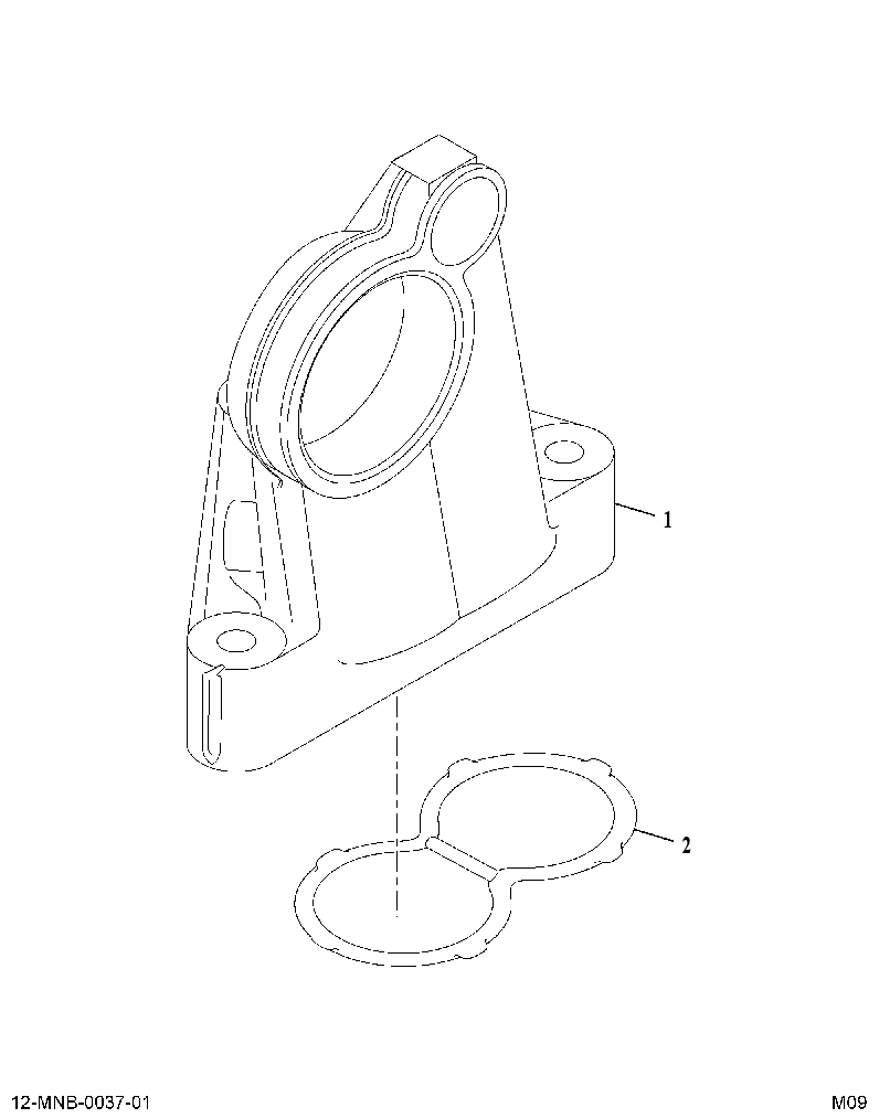 FLANGE AS-O MOD (FLANGE ASM OIL MODULE) 3762728 CAT