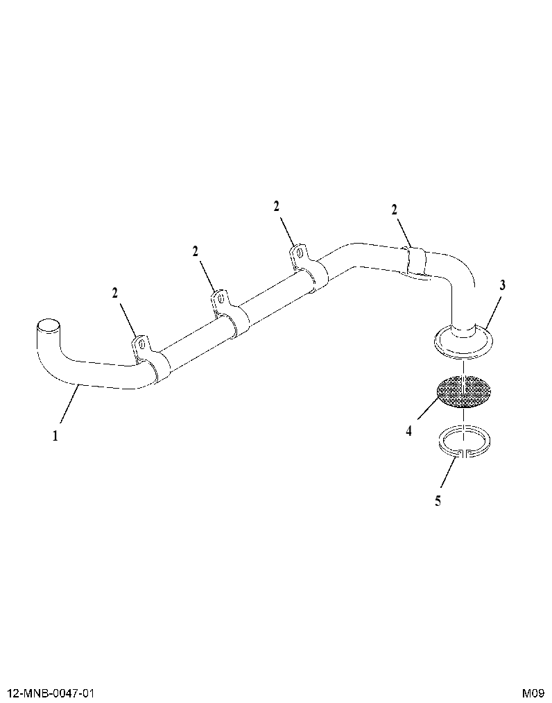 TUBE AS-SUMP OIL (TUBE ASM REAR SUMP OIL PICKUP) 3762602 CAT