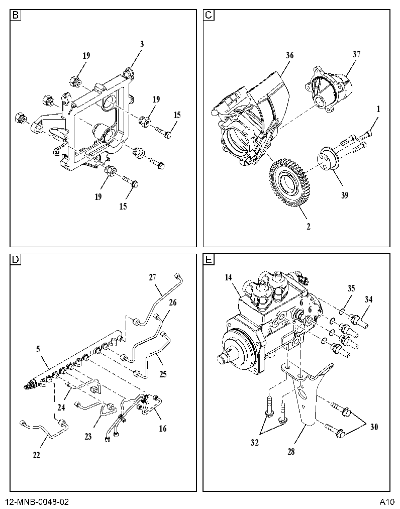 INJECTION SYSTEM AB02100010 CAT