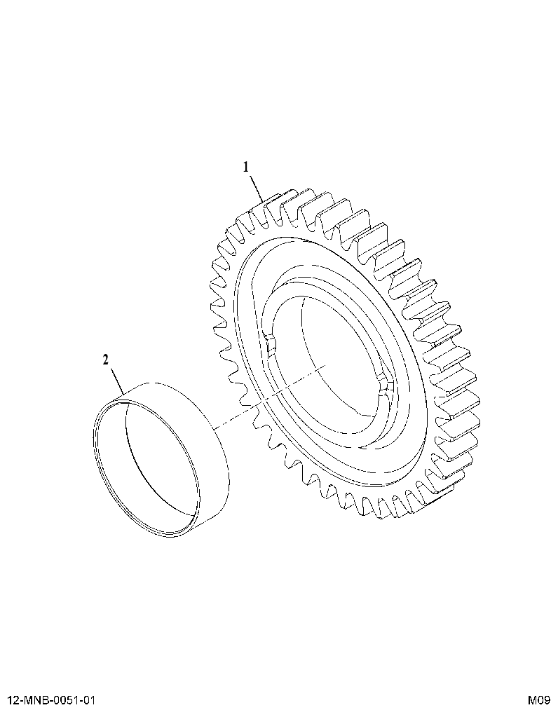 GEAR AS-IDLER (GEAR, ASSEMBLY IDLER) 3762802 CAT