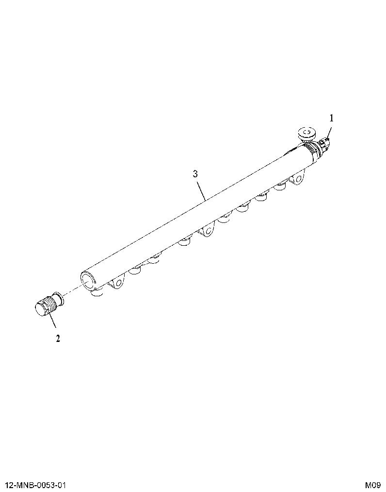 RAIL AS-FUEL (RAIL ASM FUEL) 3762724 CAT