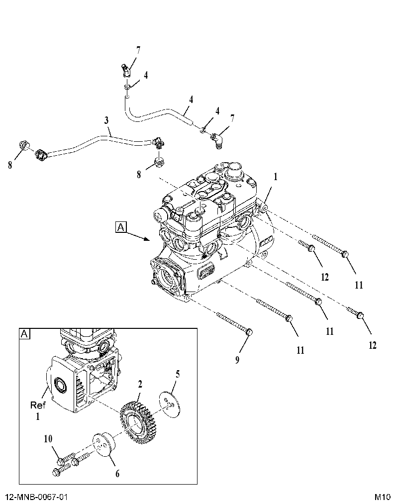 AIR COMPRESSOR (2 CYL) AB00600002 CAT