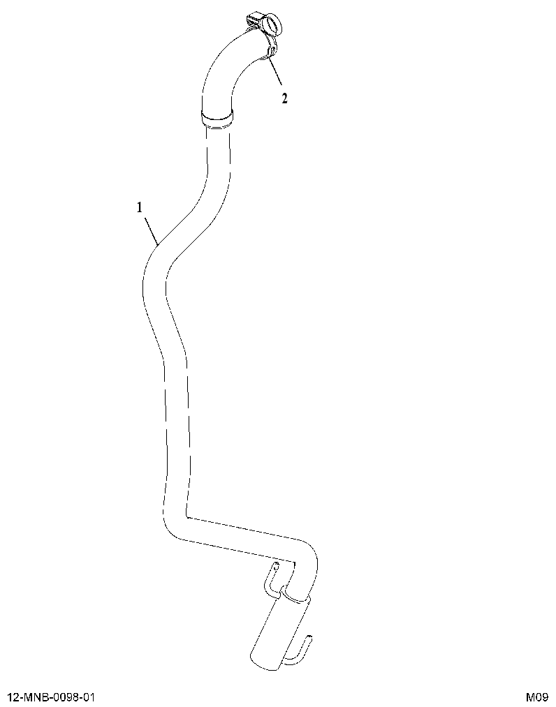 TUBE AS-BREATHER (TUBE ASSY, OPEN BREATHER) 4441914 CAT