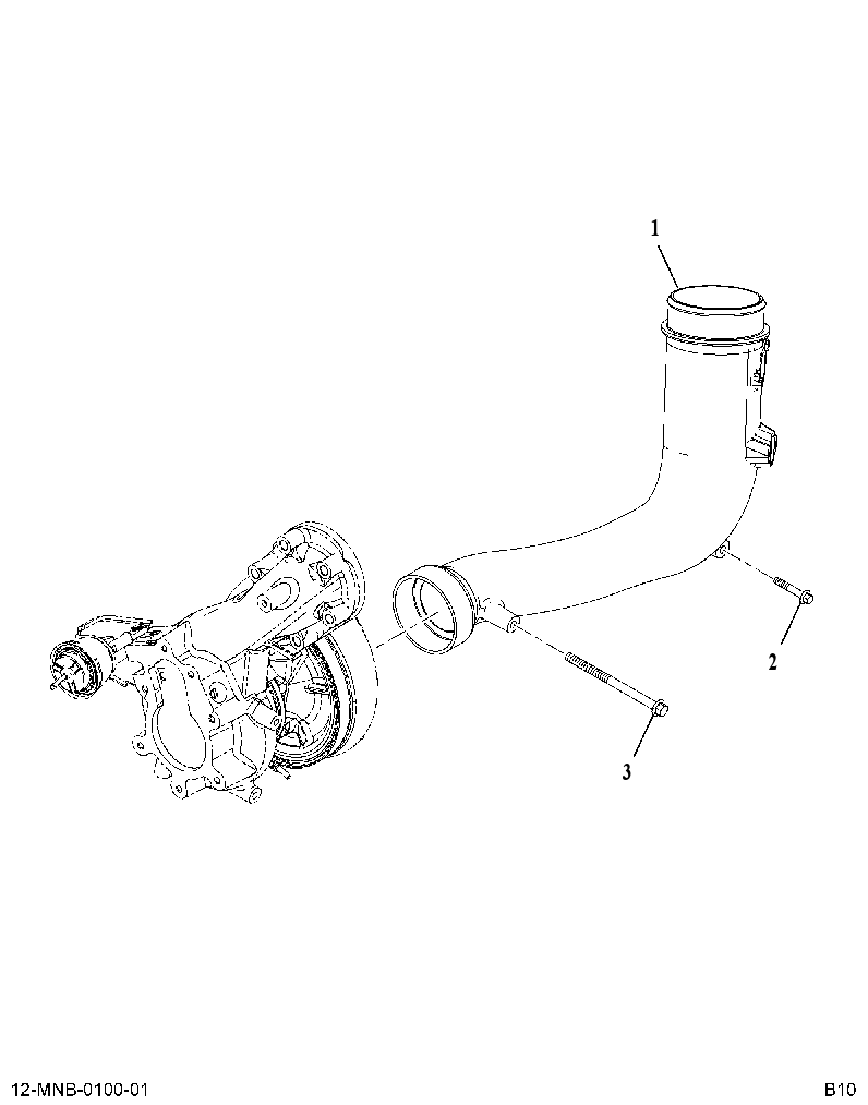 AIR, INTAKE DUCT(SHORT) AB03000001 CAT