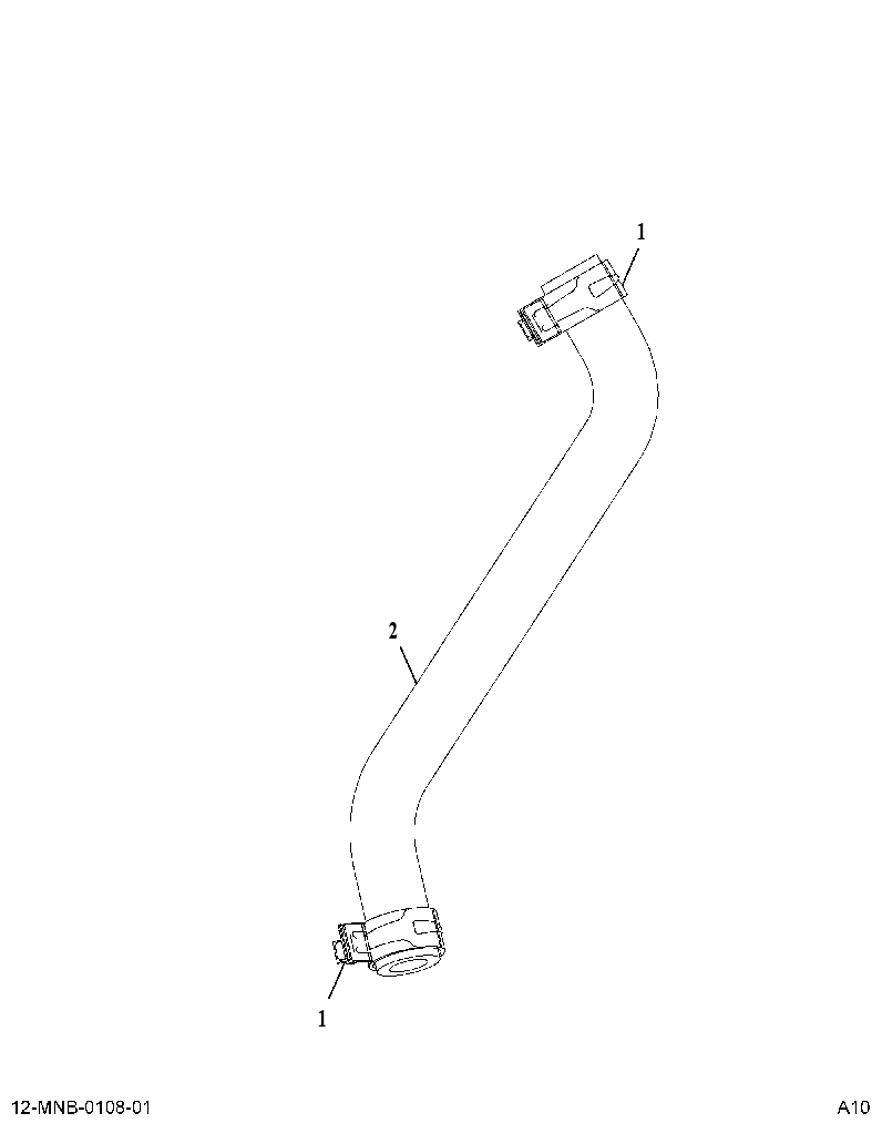 HOSE AS-COOL AIR (HOSE, ASSY COOLANT SUPPLY) 4846569 CAT