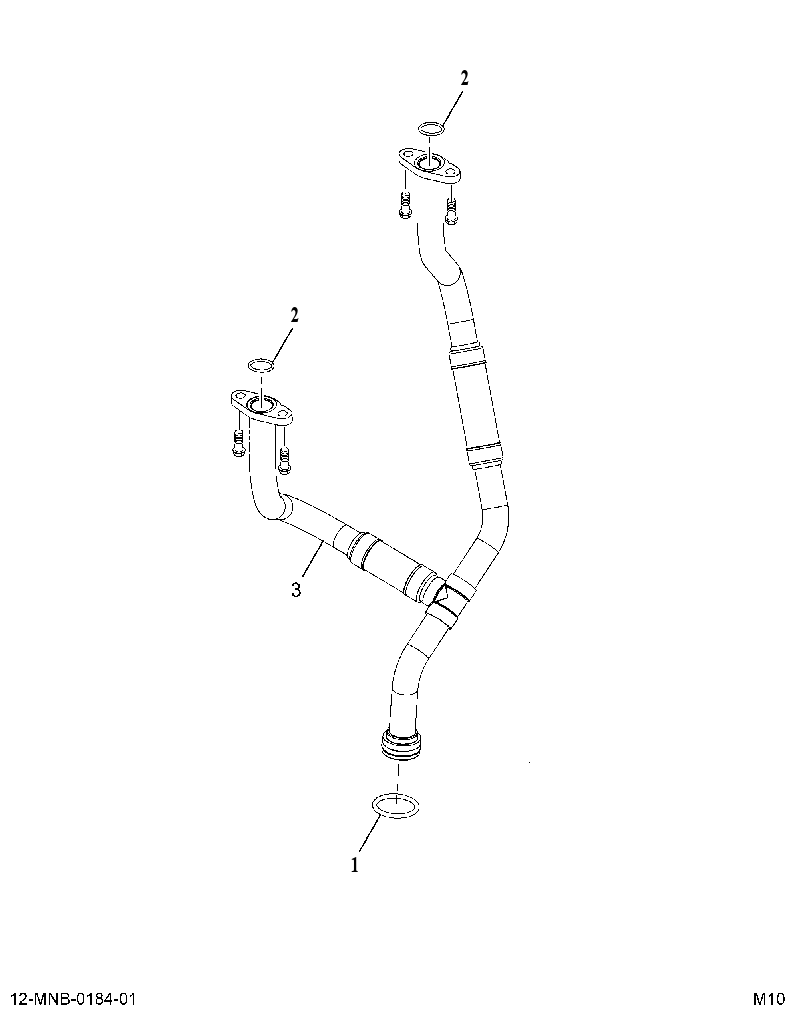 TUBE AS-DRAIN O (TUBE ASM TURBO OIL DRAIN) 3762686 CAT