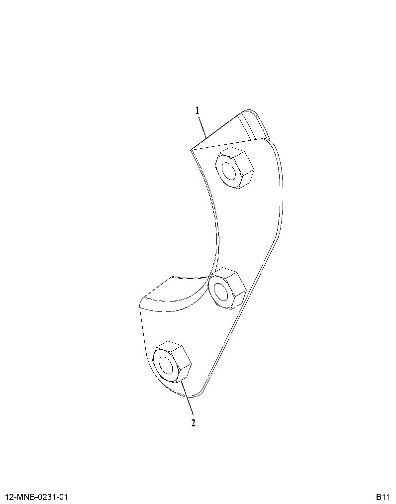BRACKET AS-PIPE (BRACKET ASM PDO BACK 1) 3809413 CAT