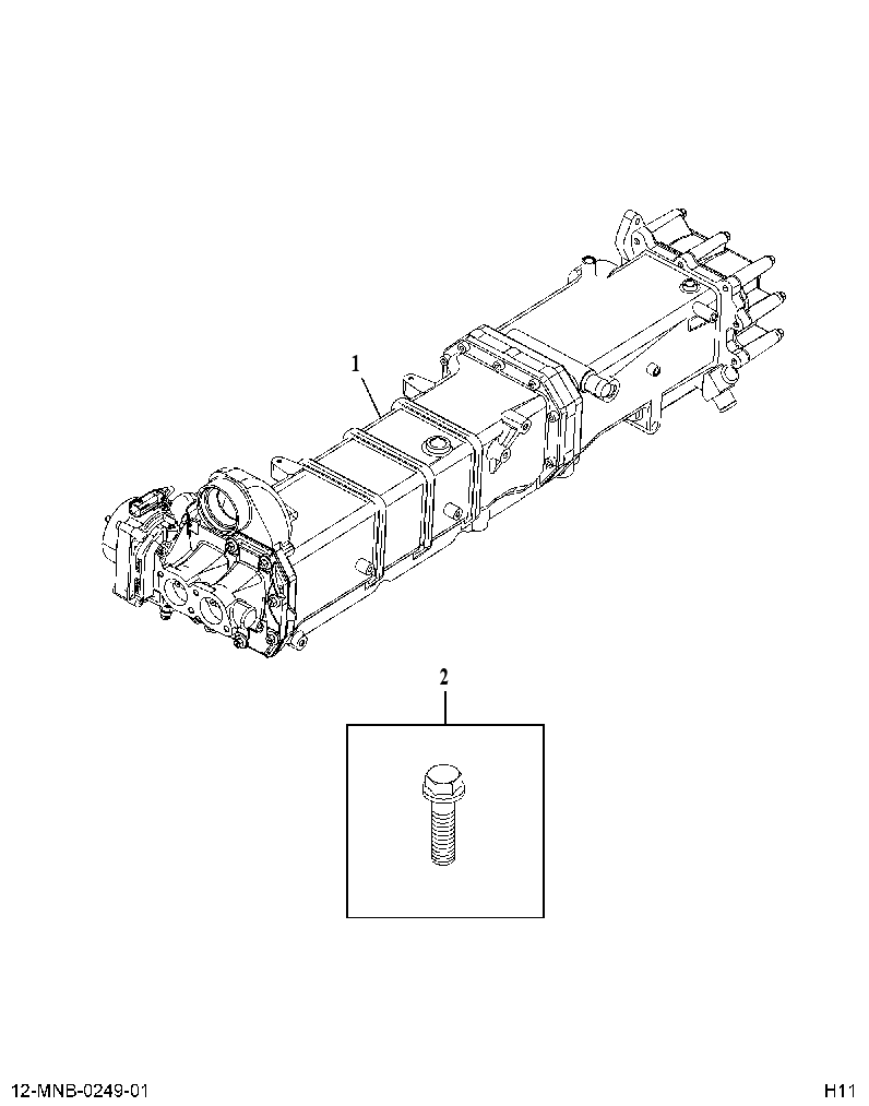 KIT, EGR COOLER ASSEMBLY 7079513C91 CAT