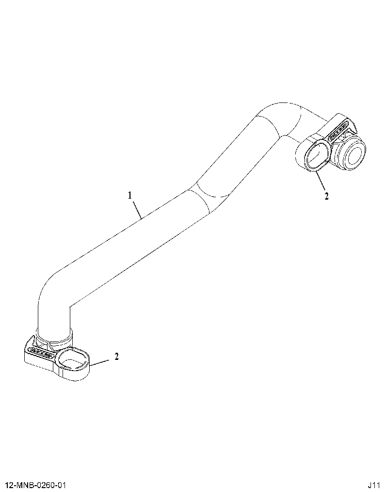 HOSE AS-COOL RTN (HOSE ASSY COOLANT RETURN) 3884336 CAT