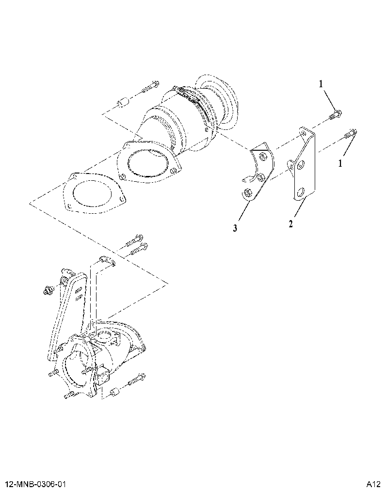 KIT, PDO 2 BRACKET 3016156C91 CAT