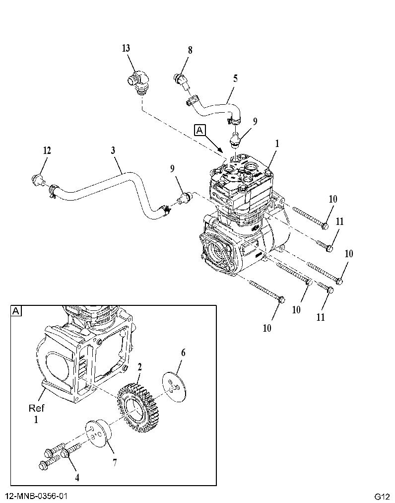 AIR COMPRESSOR AB00600006 CAT