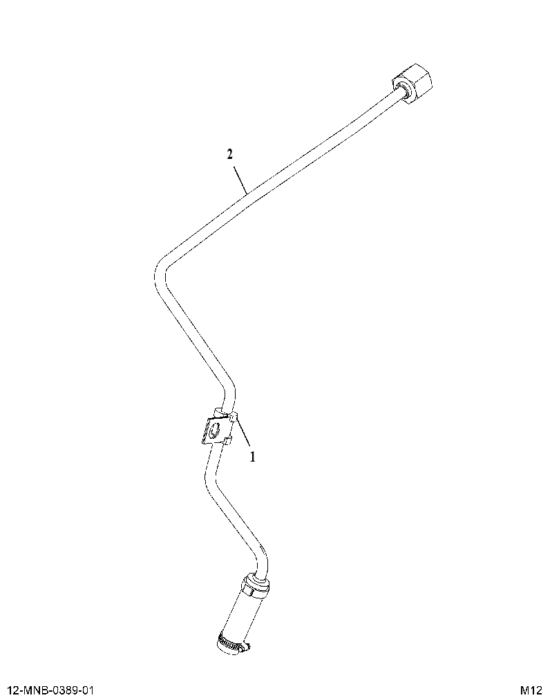 TUBE AS-RETURN (TUBE, ASSY HEATER RETURN) 4441899 CAT
