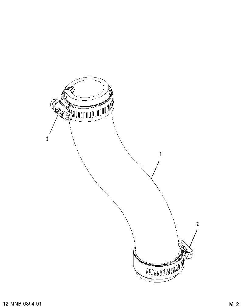 HOSE AS-HTR CORE (HOSE, ASM HEATER CORE RETURN) 3987778 CAT