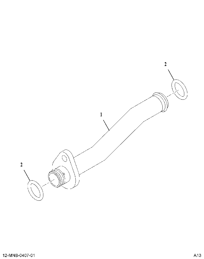 TUBE AS-RETURN (TUBE ASM, LTEGRC RETURN) 4441937 CAT