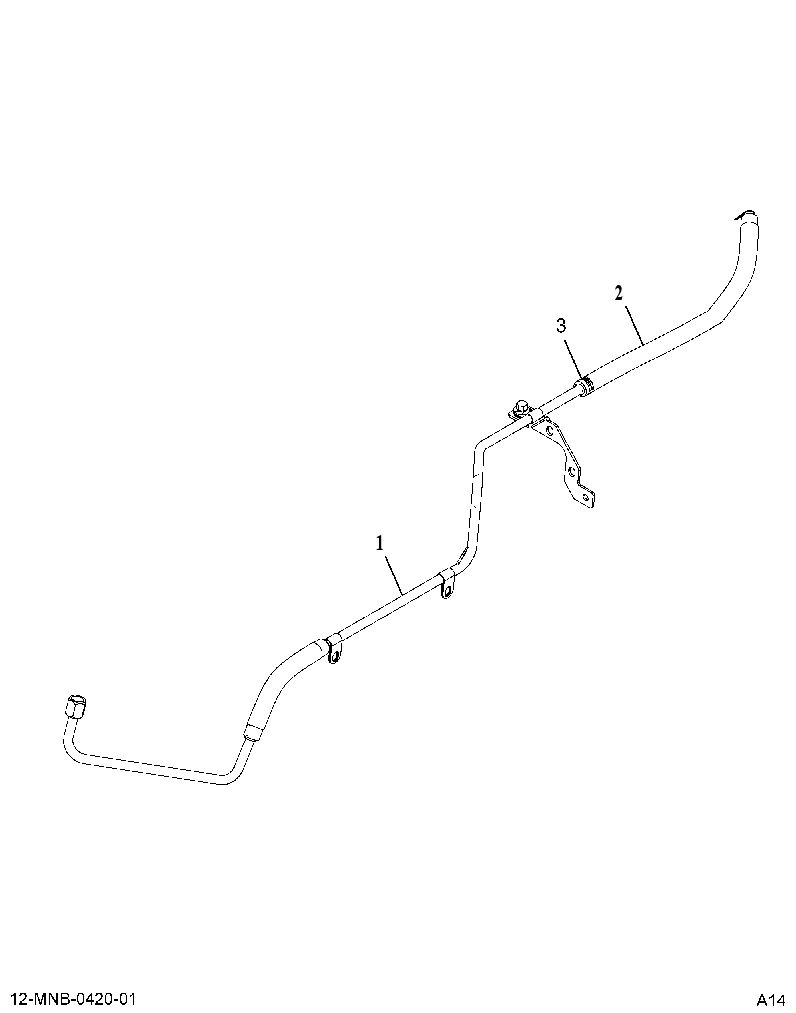 TUBE AS-VALVE (TUBE ASSY_EGRV CLNT SPLY LTR) 4441920 CAT
