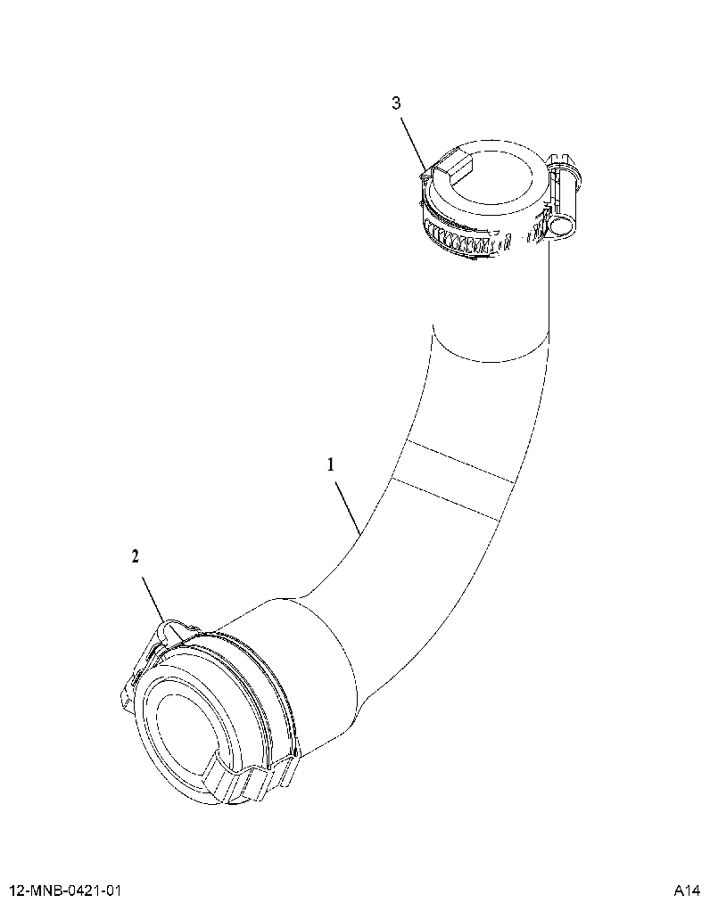 HOSE AS-RTN COOL (HOSE, ASM RTN LTR COOLANT) 4687830 CAT