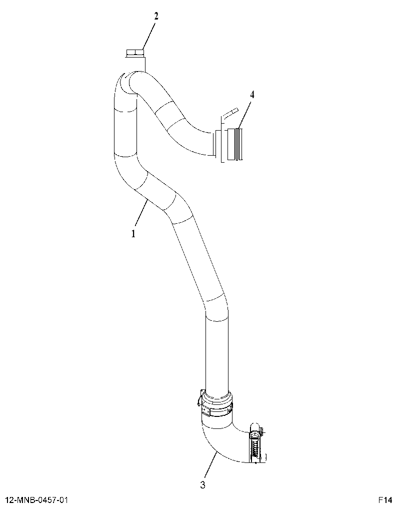 TUBE AS-COOLANT (TUBE, ASM ISC COOLANT SUPPLY) 4738065 CAT