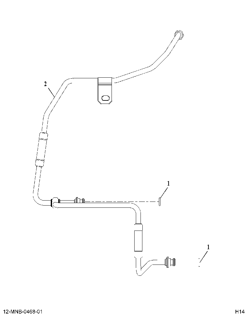 TUBE AS-TURBO O (TUBE, ASSY TURBO OIL SUPPLY) 4607270 CAT