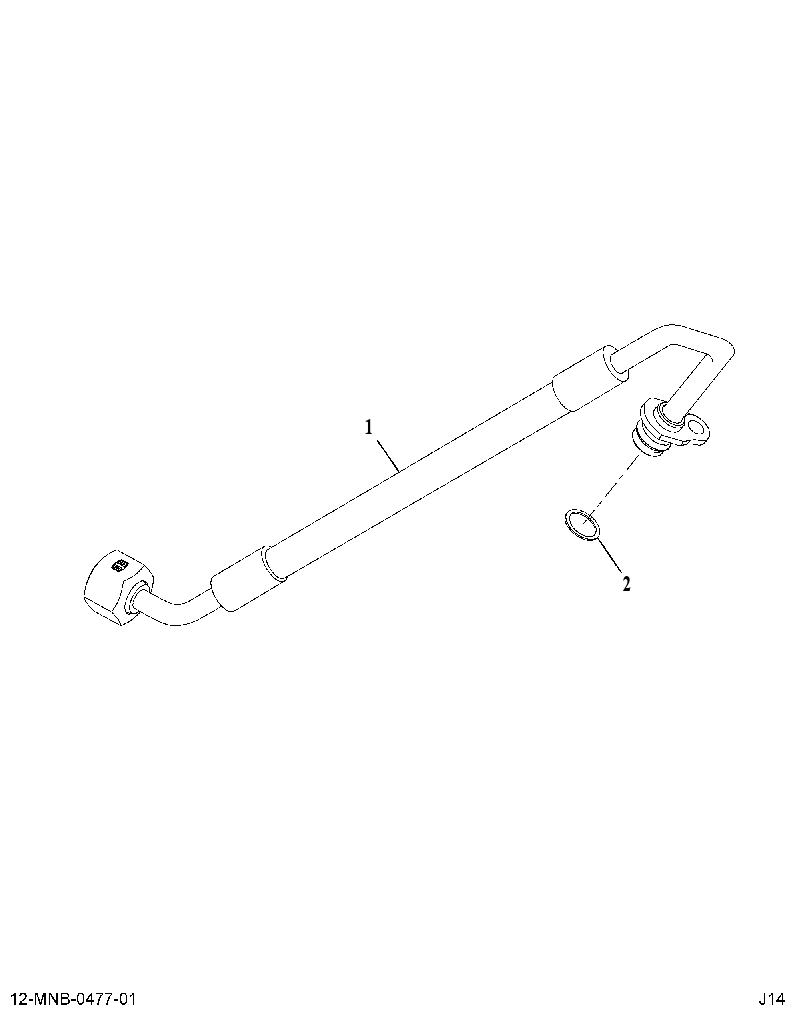 TUBE AS-COOLANT (TUBE, ASM HCI COOLANT SUPPLY) 4738102 CAT