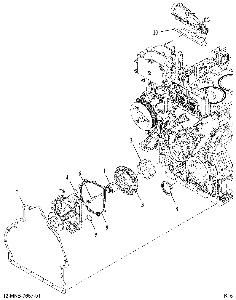 KIT-OIL PUMP (KIT, OIL PUMP 13L) 3970974 CAT