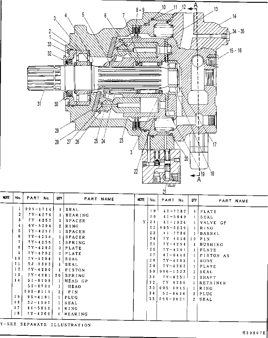 Мотор поршневой 5I8728 CAT