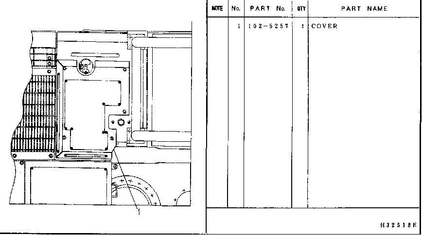 HOOD GP-GUARD & 1025256 CAT