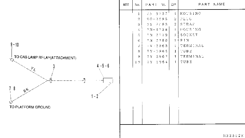 Жгут проводов 7Y3985 CAT