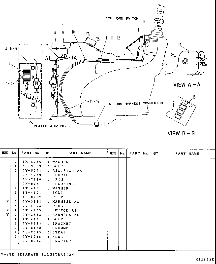 Проводка консоли 4I5388 CAT