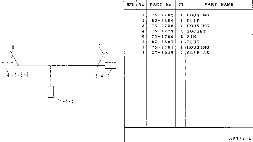Жгут проводов 5I8374 CAT