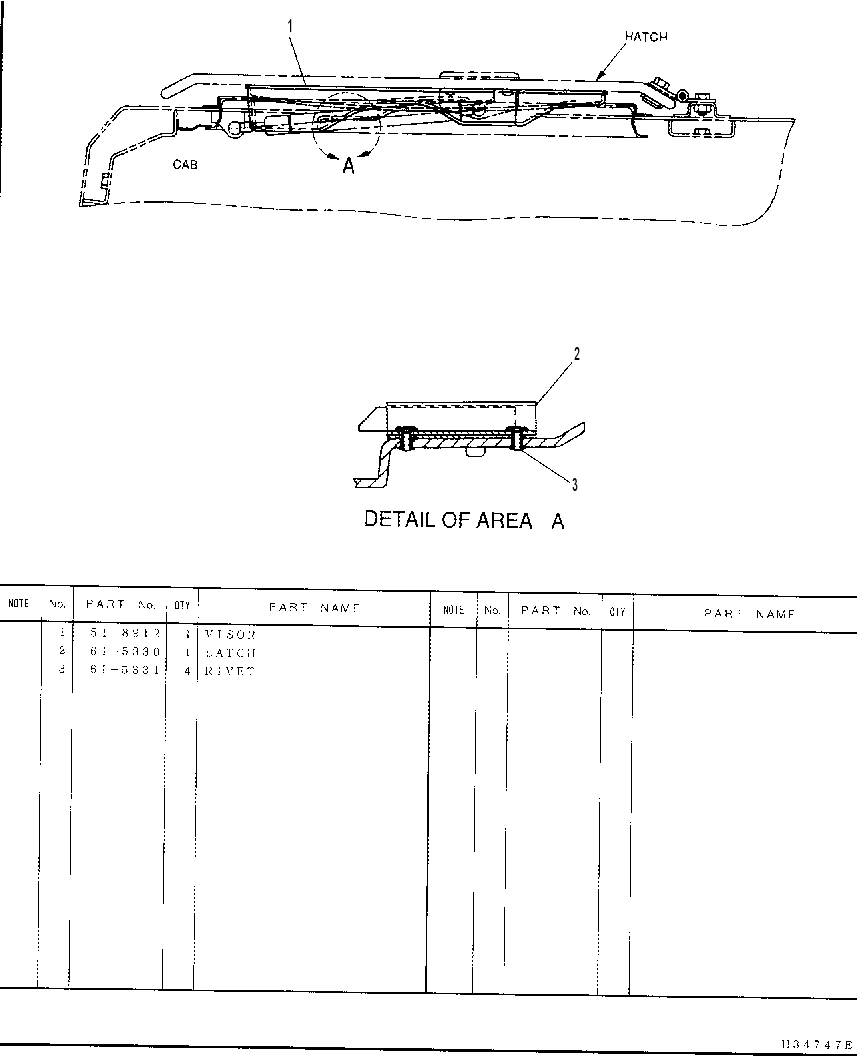 VISOR AS 6I5354 CAT