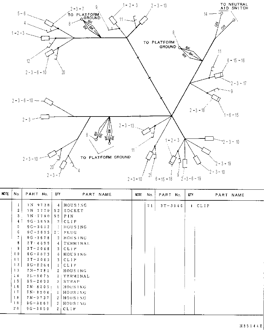 Жгут проводов 5I8212 CAT
