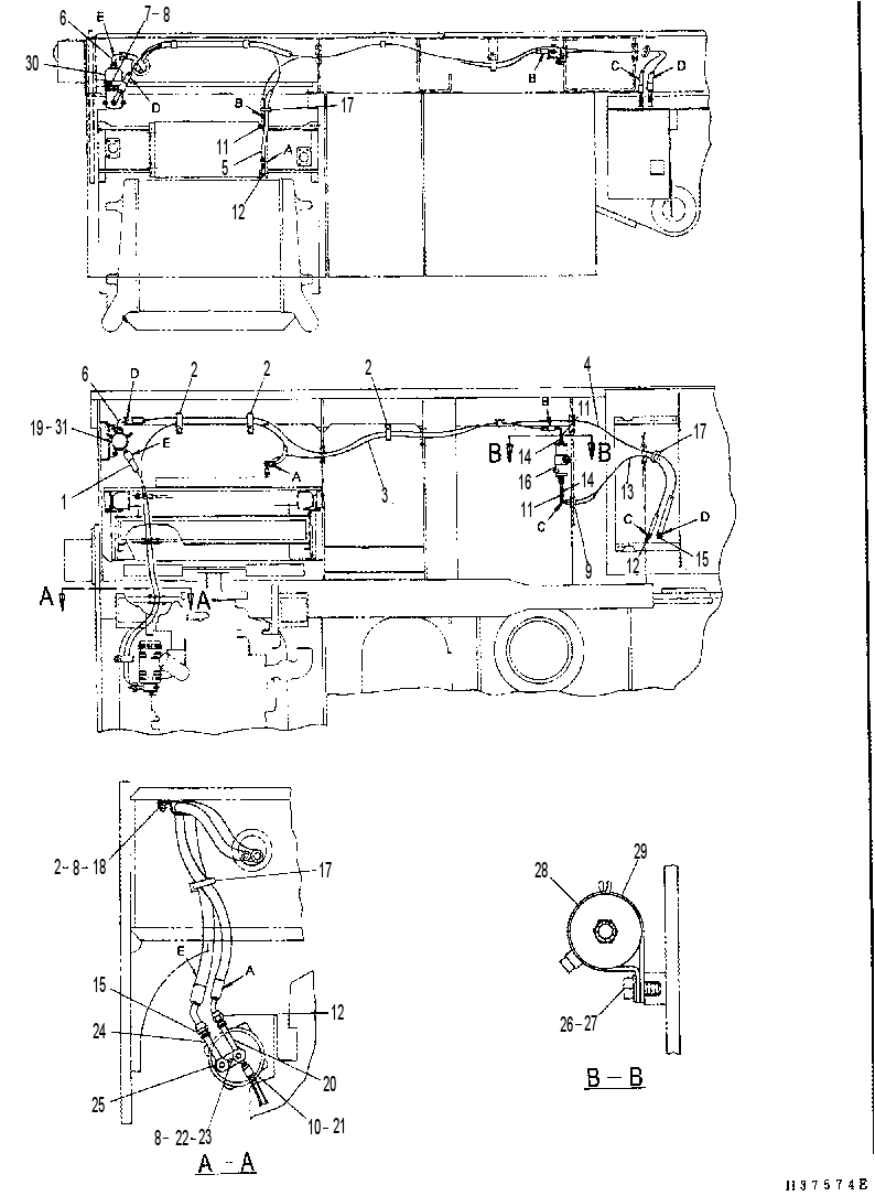 Трубопроводы кондиционера 1059405 CAT