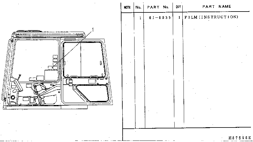 FILM-INSTRUCTION 6I6035 CAT