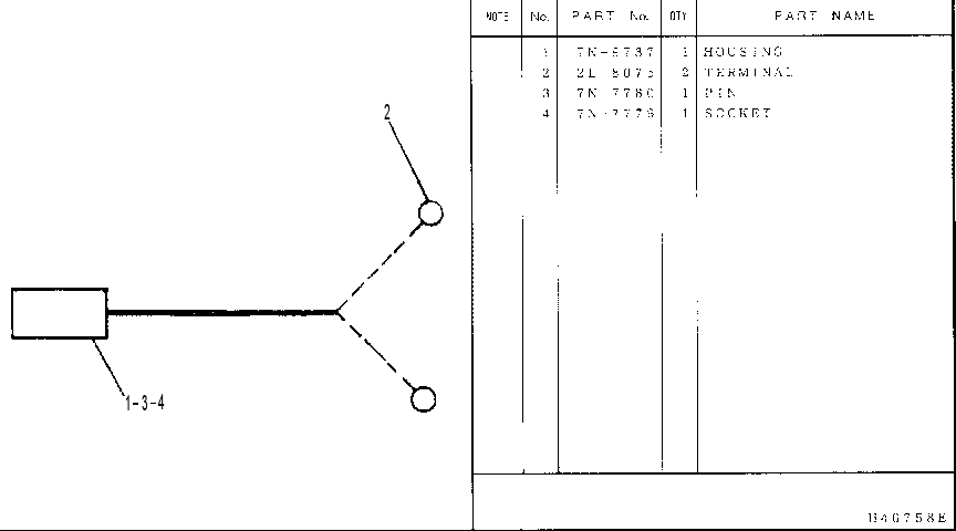 WIRE AS 9G6259 CAT