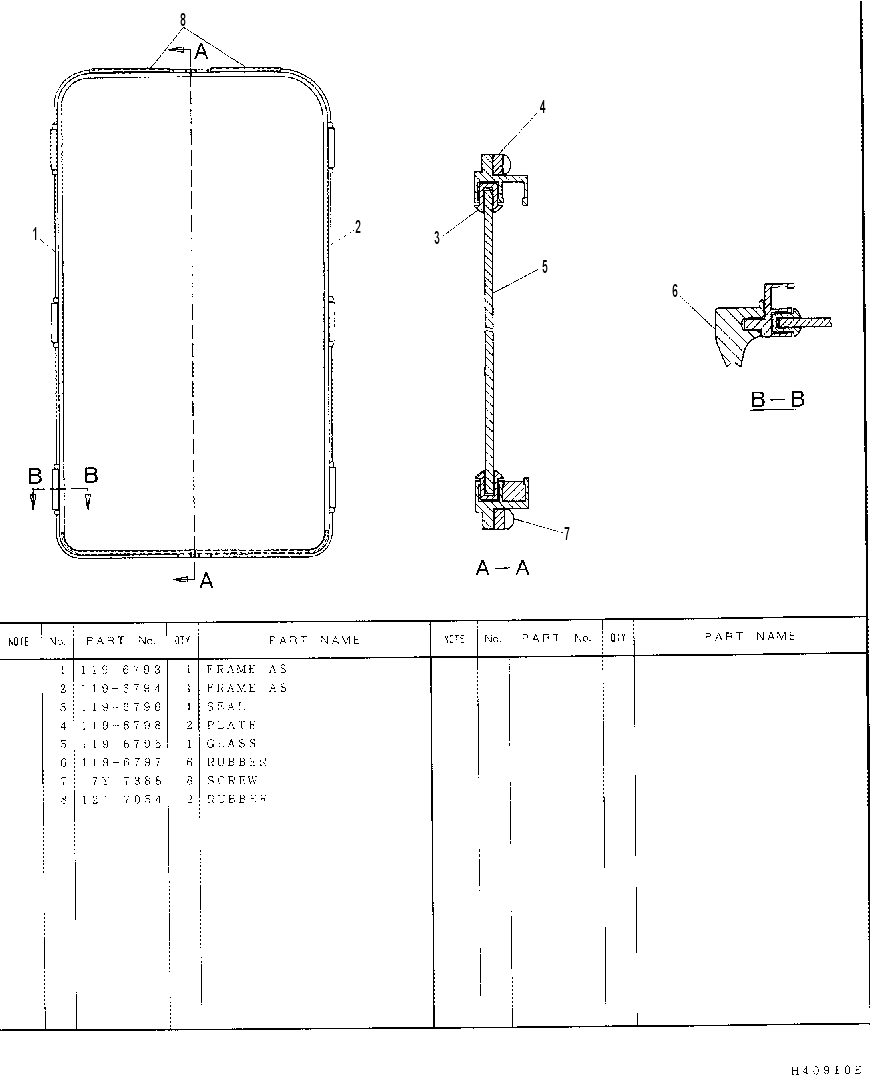 WINDSHIELD GP 1133542 CAT