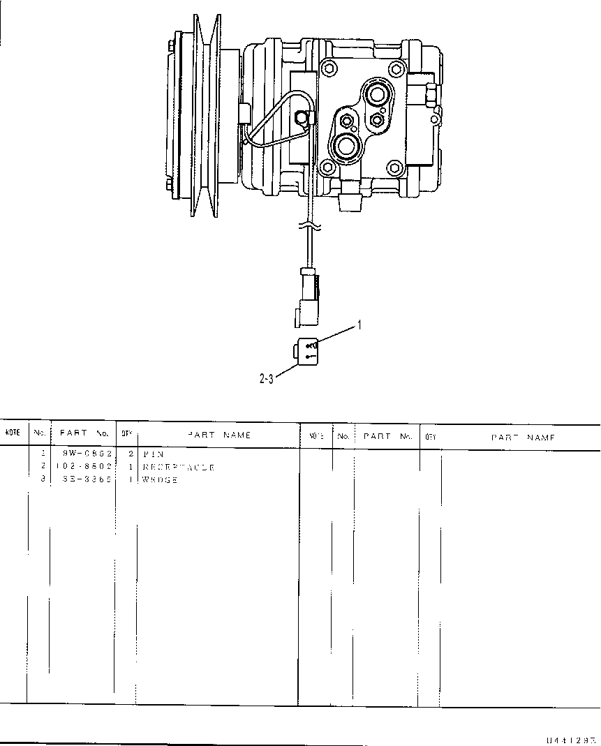 COMPRESSOR GP-CLUTCH & REFRIG 1133499 CAT