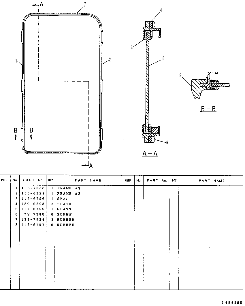 WINDSHIELD GP 1300396 CAT