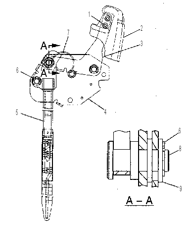 LEVER AS 1176265 CAT