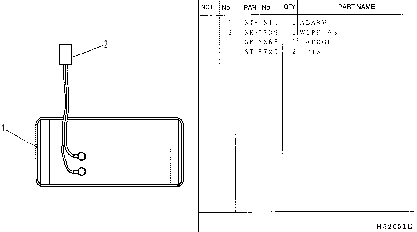 ALARM AS-BACKUP 3E7738 CAT