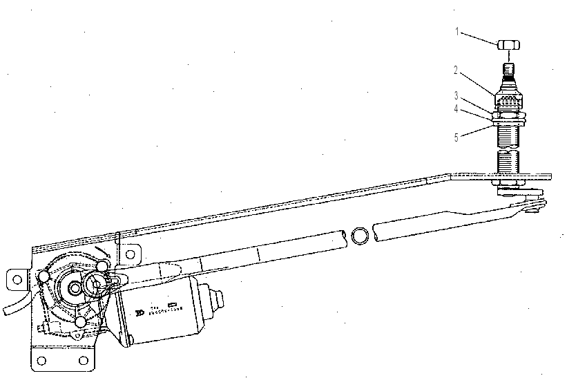 MOTOR AS-WINDOW WIPER 1229603 CAT