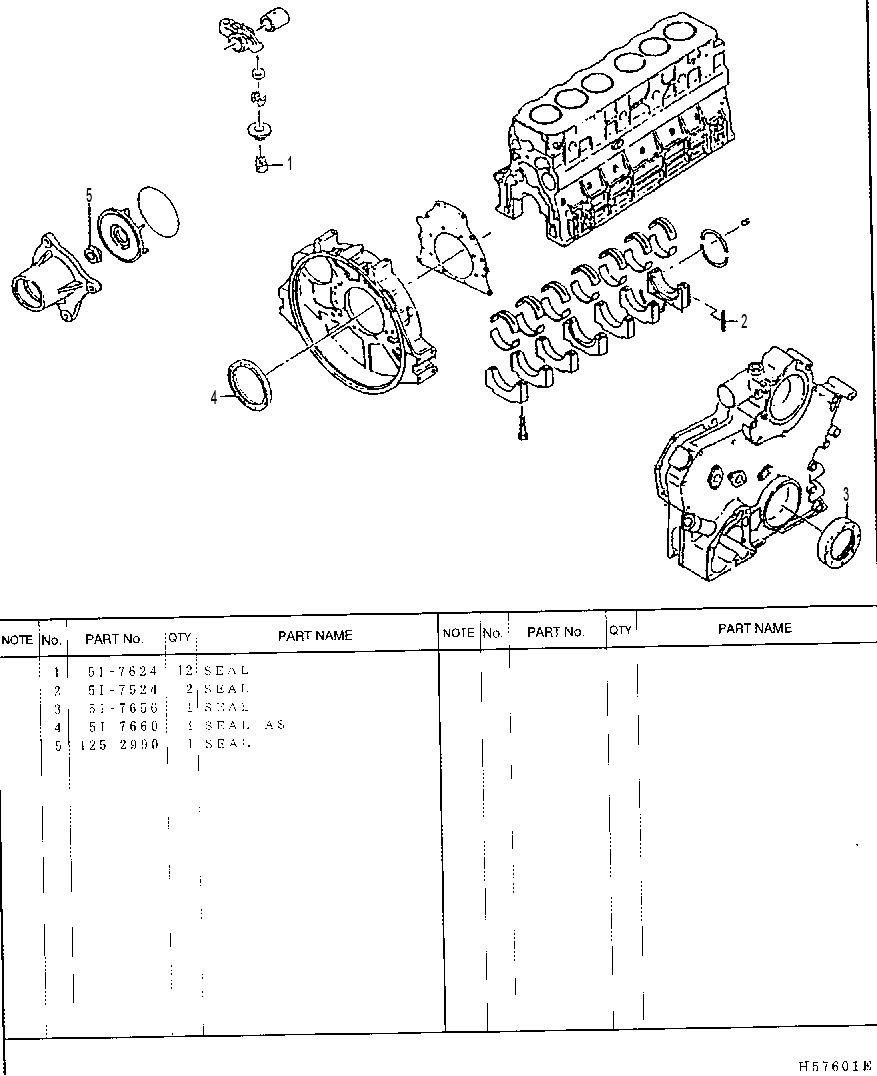 GASKET & SEAL KITS 1352380 CAT