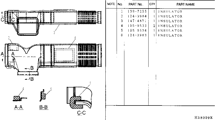 DUCT AS 1397151 CAT