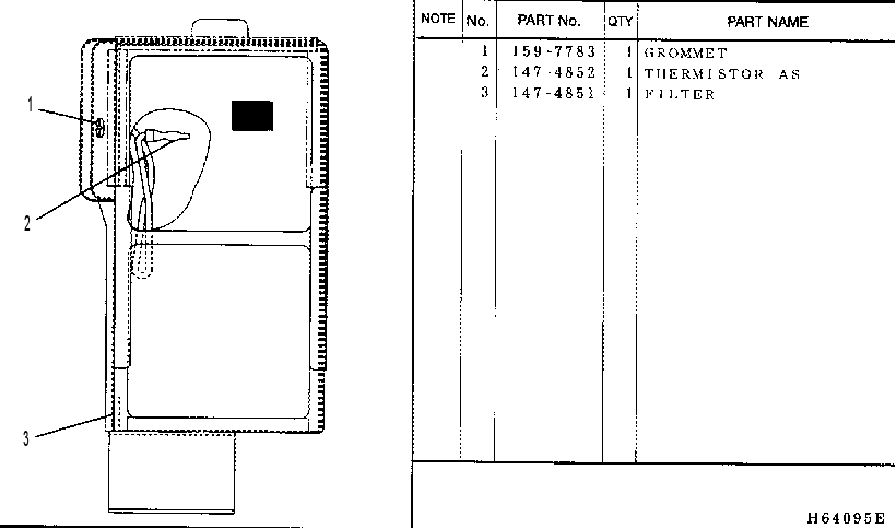 DUCT AS 1352255 CAT